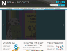 Tablet Screenshot of neenahproducts.com